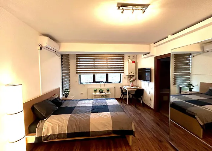 Apartment Cozy With Self Check-in Near Promenada Mall And Verdi Park Bukarest